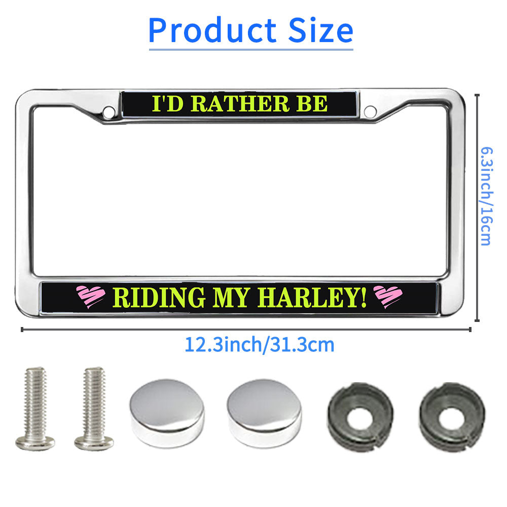 US Flag Pride License Plate Frame Slim Motor Car Lover Fade-resistant License Plate Frame American Flag License Plate Frame for Funny People