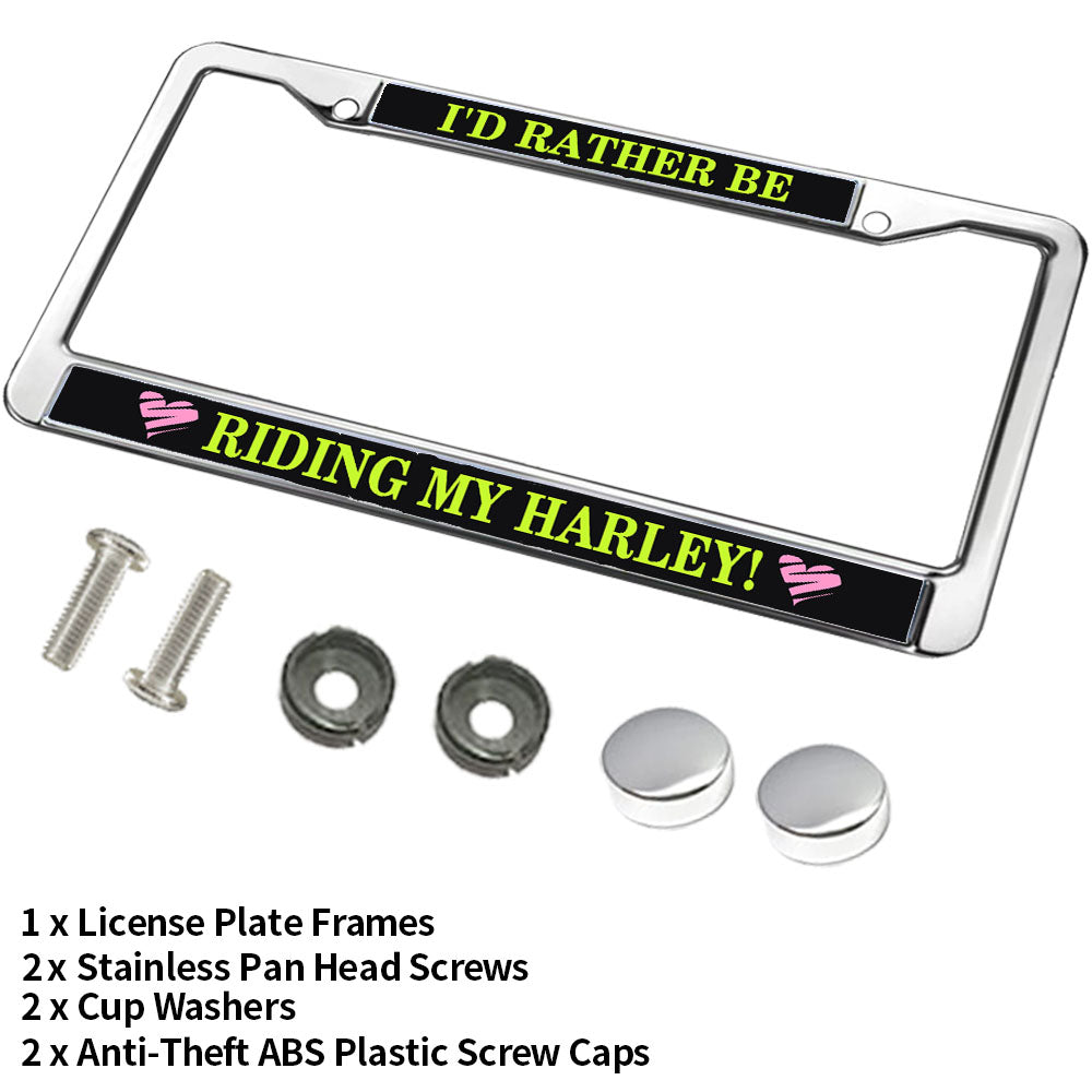 US Flag Pride License Plate Frame Slim Motor Car Lover Fade-resistant License Plate Frame American Flag License Plate Frame for Funny People