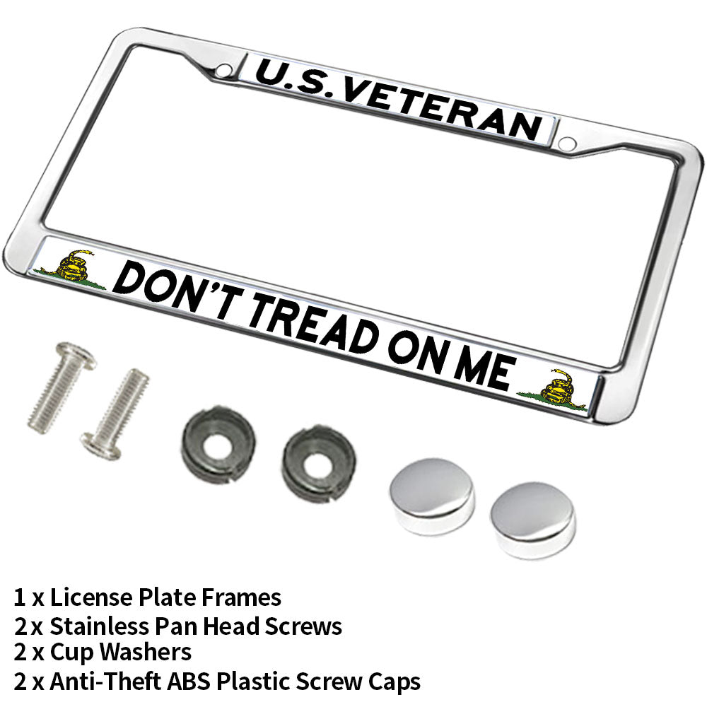 US Army Veteran License Plate Frame US Veteran Support Fade-resistant License Plate Frame US Veteran Gift License Plate Frame for Veterans