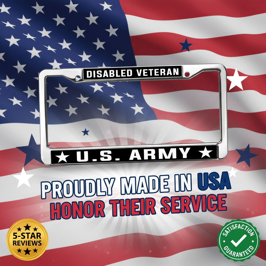 Disabled Veteran Patriotic Marketing Banner