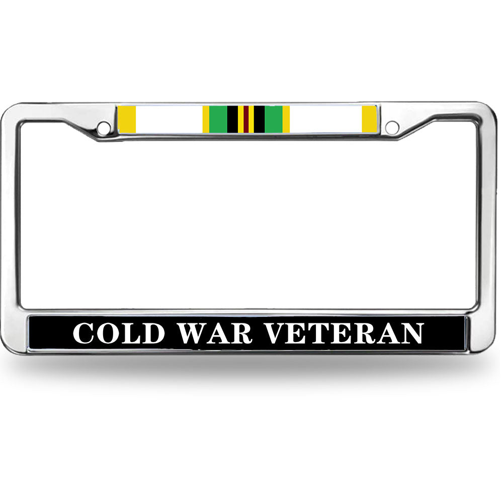 Veteran License Plate Frame Metal Proud US Army Veteran Anti-theft License Plate Frame for Patriotic People