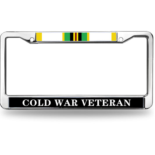 Veteran License Plate Frame Metal Proud US Army Veteran Anti-theft License Plate Frame for Patriotic People
