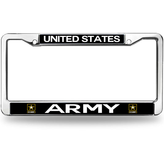 United States Army License Plate Frame for Car Lovers US Veteran Superhero License Plate Frame Custom US Army Pride Rust-Proof License Plate Frame