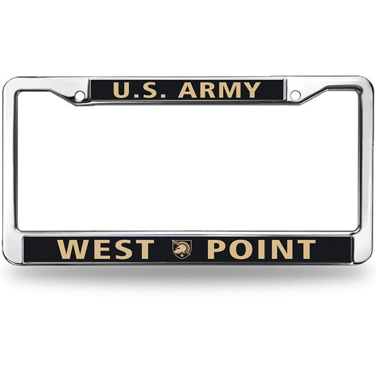 US Army West Point License Plate Frame for Thanksgiving West Point Spirit License Plate Frame Personalized Proud US Veteran Rust-Proof License Plate Frame with Screws Caps