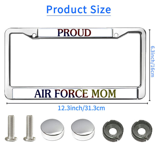 Proud US Army Veteran License Plate Frame US Veteran Support Scratch-Resistant License Plate Frame US Military Veteran License Plate Frame for Military