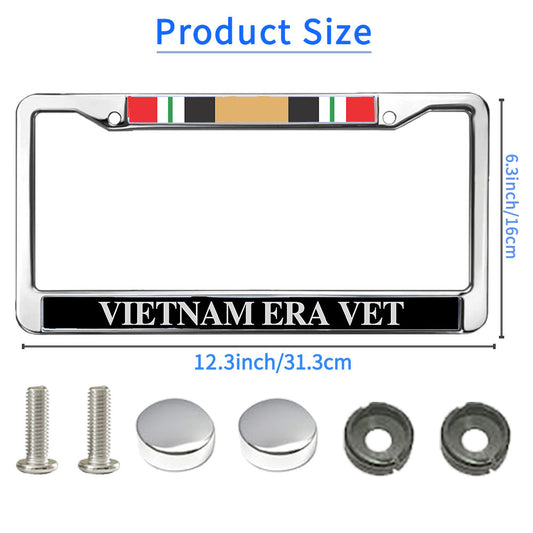 Vietnam era veteran License Plate Frame US Army License Plate Frame US Army Veteran License Plate Frame