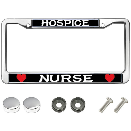 Hospice Nurse license plate frame Nurse license plate frame